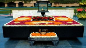 La tumba de Gandhi